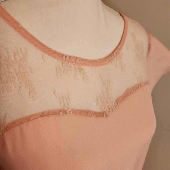 Peach Runway Paris Shift Dress - Picture 5 of 12